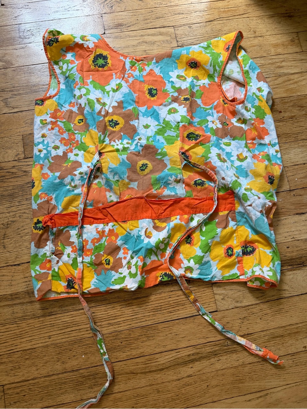 Vintage Flower Power Apron